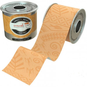 Биомеханический тейп Dynamic Tape 5 см х 5 м бежевый с бежевым тату