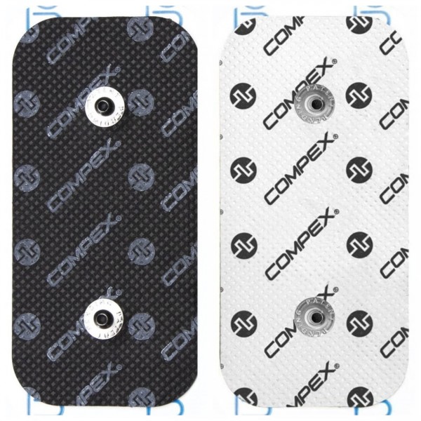 Електроди самоклеючі Easy Snap 50х 100 мм (уп. 2 шт.) з 2 роз'ємами Compex