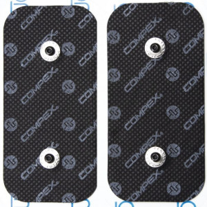 Електроди самоклеючі Easy Snap 50х 100 мм (уп. 2 шт.) з 2 роз'ємами Compex