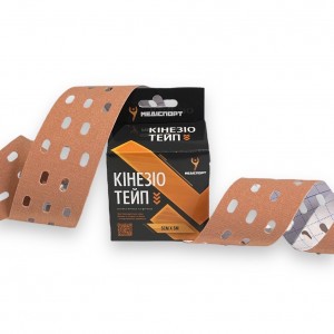 Кинезиотейп Медіспорт ПАНЧ PKT 5см*5м